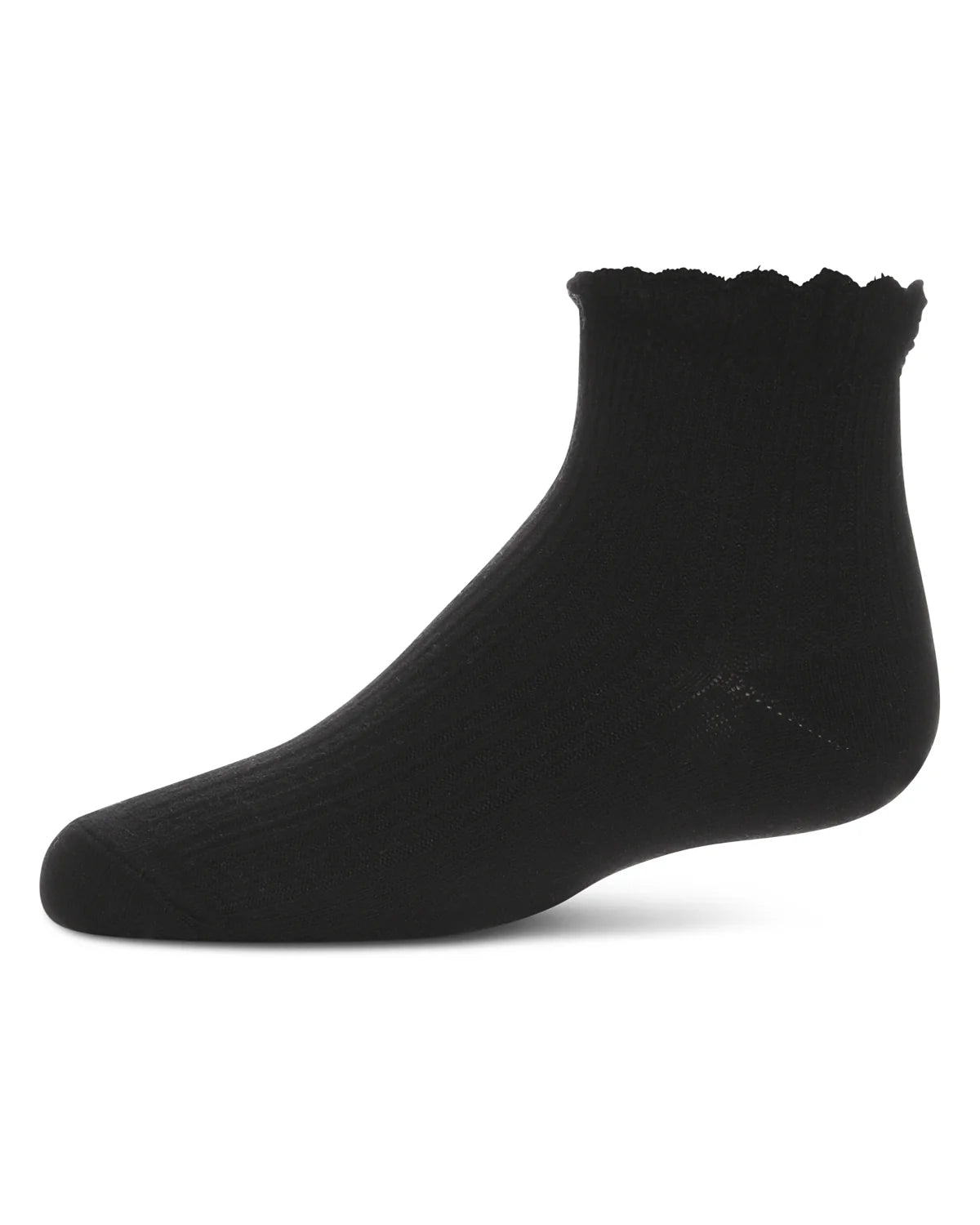 Memoi Girls Crochet Ruffle Anklet Socks - Mkf-6063