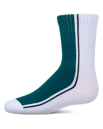 Memoi Color Block Stripe Crew - MKF-6071