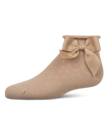 Memoi Drop Stich Scalloped Anklet - MKF-6081