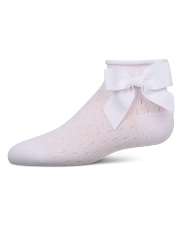 Memoi Drop Stich Scalloped Anklet - MKF-6081