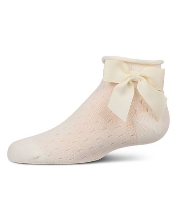 Memoi Drop Stich Scalloped Anklet - MKF-6081
