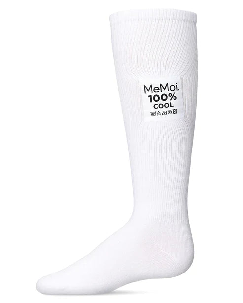 Memoi Girls 100% Cool Knee-High Socks - Mkf-7122