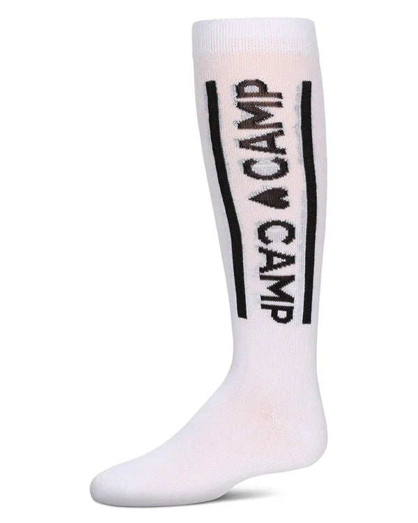 Memoi Girls Camp Love Knee High Socks - Mkf-7161
