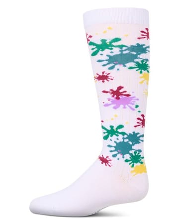 Memoi Splatter Paint Knee High Socks KF-7171