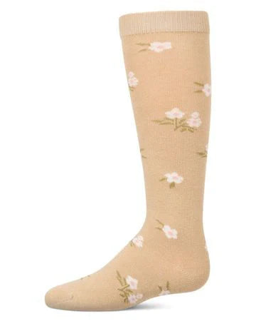 Memoi Blissful Bloom Knee High - MKF-7172