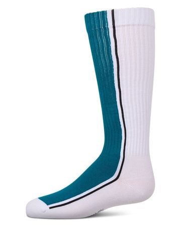 Memoi Color Block Stripe Knee High - MKF-7173