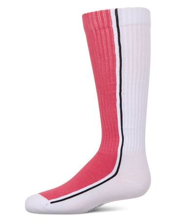 Memoi Color Block Stripe Knee High - MKF-7173