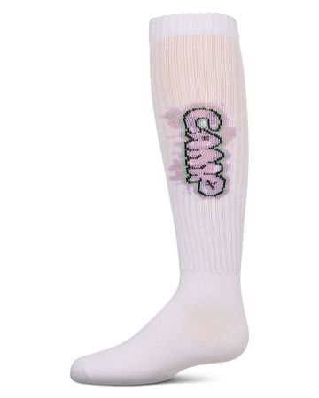 Memoi Graffiti Camp Knee High - MKF-7183