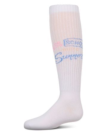 Memoi Less School More Summer Knee High - MKF-7186