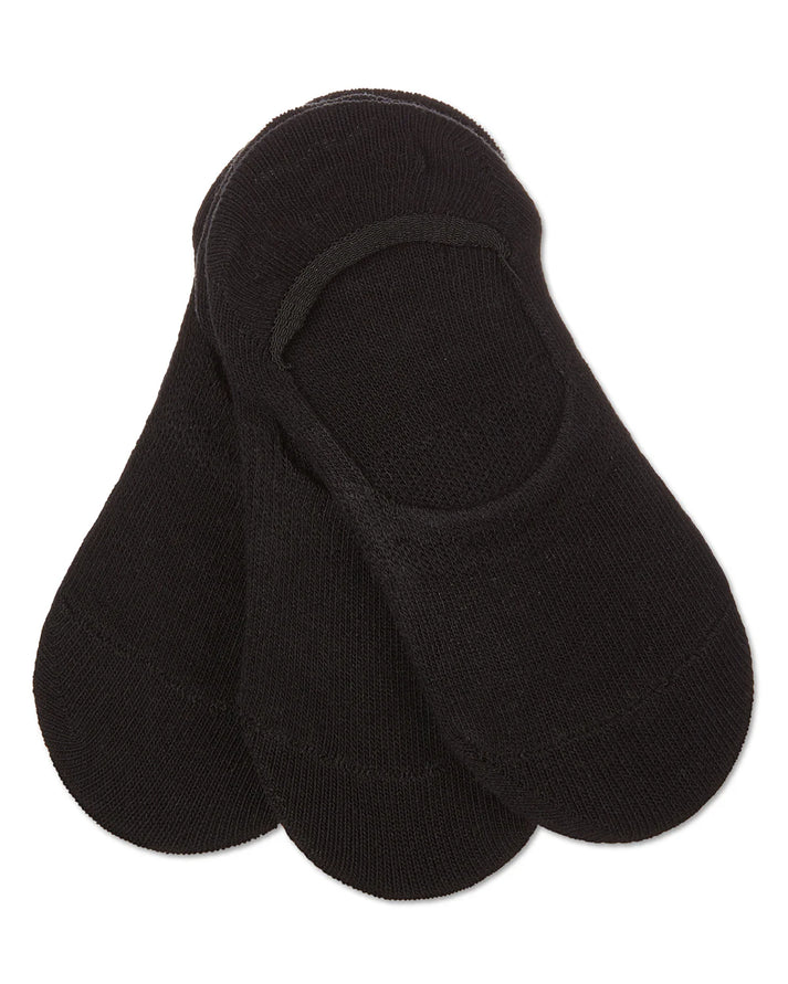 Memoi Girls 3 Pair Pack Hi-Cut Liner Socks - Mkp-058