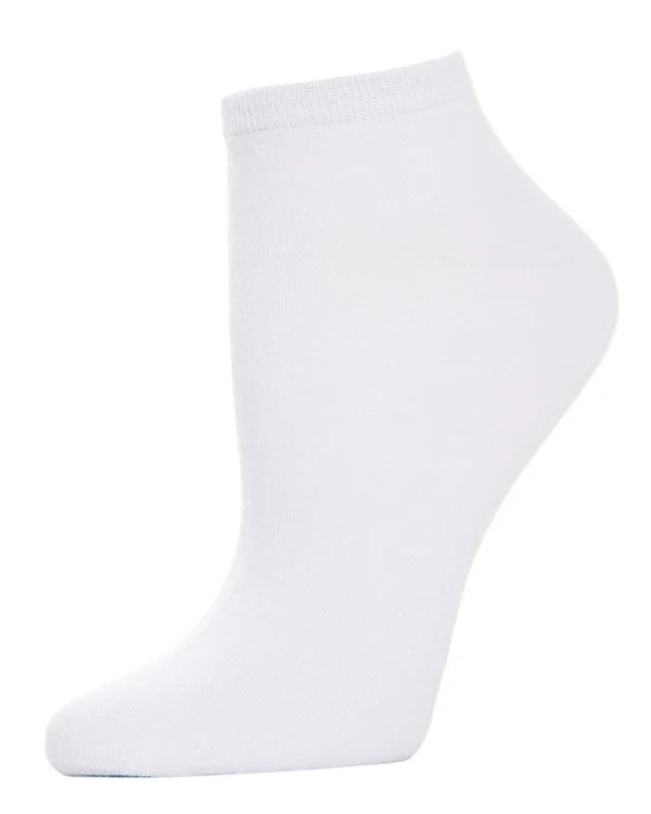 Memoi Women Bamboo Blend Solid Knit Low-Cut Socks - Ml-517