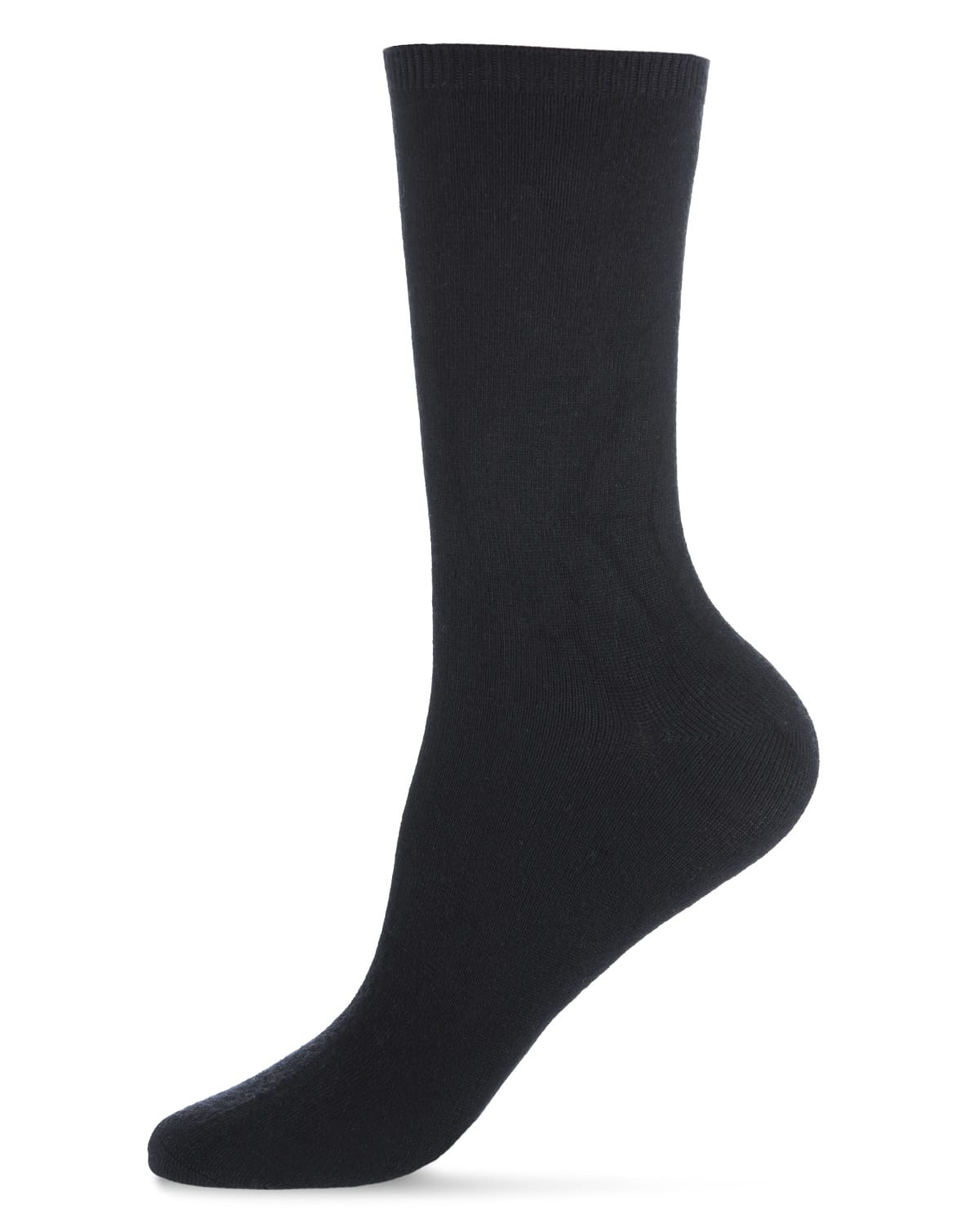 Memoi Womens 2 Pair Pack Bamboo Blend Flat Crew Socks - Mo-608