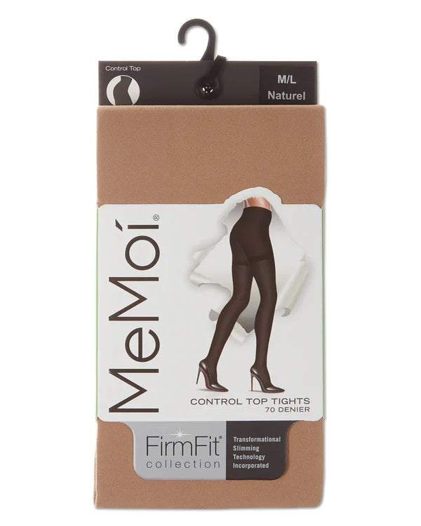 Memoi Womens FirmFit 70 Denier Control Top Tights - Mo-870