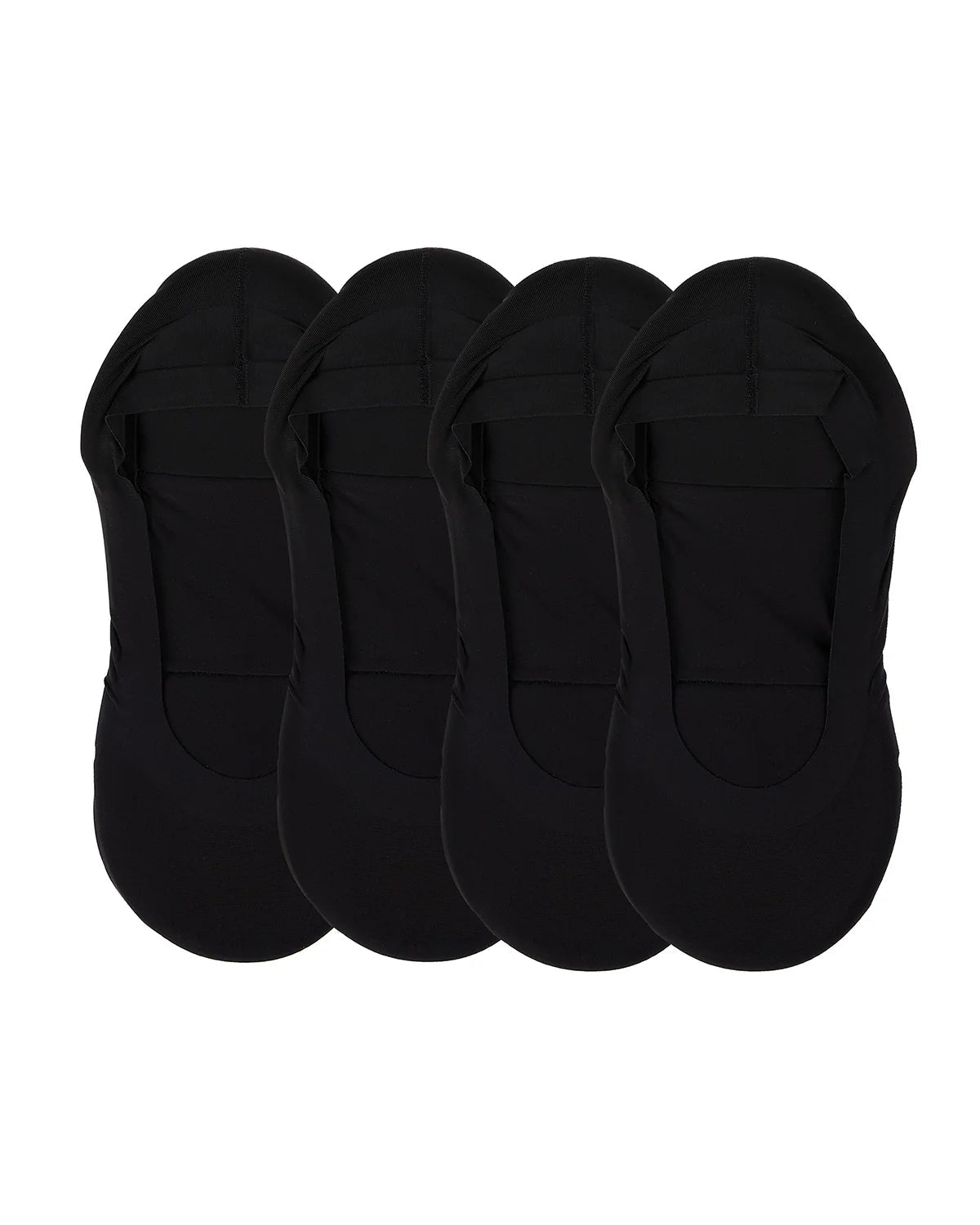 Memoi 4 Pairs Womens Cushioned Fine Edge Sock Liner - Mp044