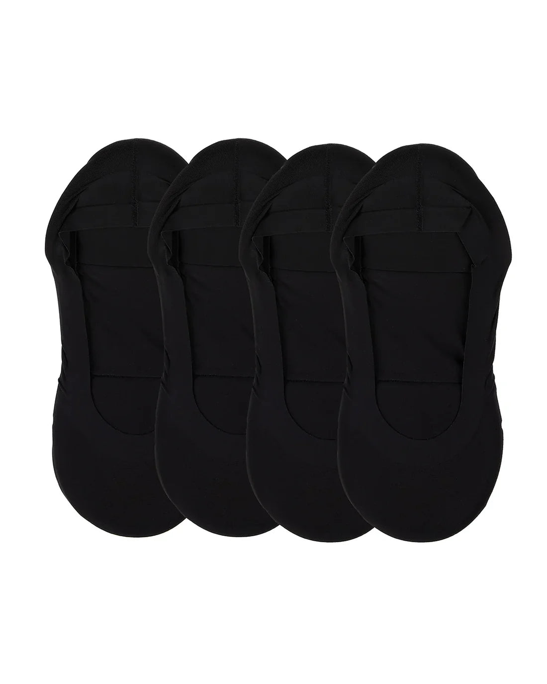 Memoi 4 Pairs Womens Cushioned Fine Edge Sock Liner - Mp044