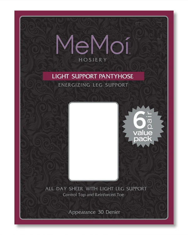 Memoi Light Support Pantyhose 6 Pack - Ms-6156