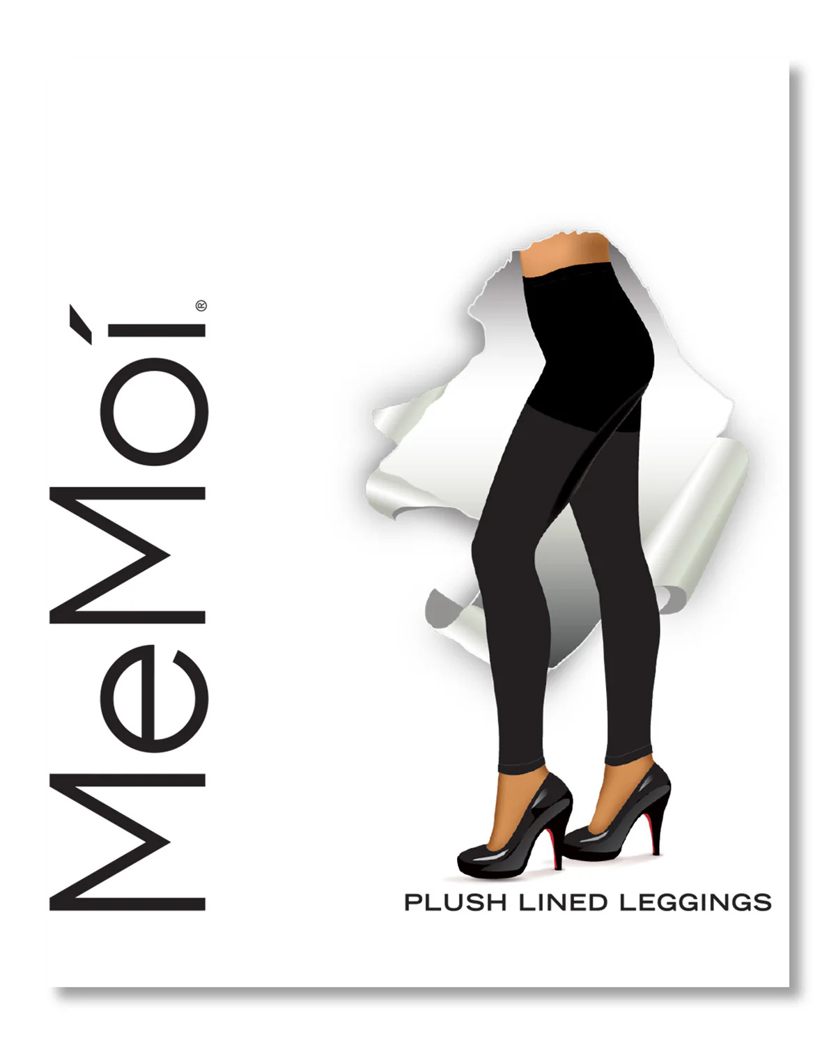 Memoi Women`s Fleece Lined Footless Winter Tights - Mo-346