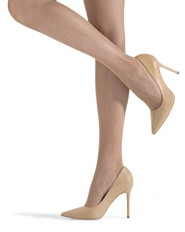 Memoi Womens Nylon Classic Fishnet Tights - Mo-370