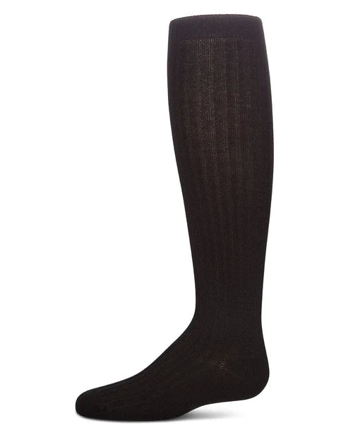 Spot-On Ribbed Cotton Blend Knee High Sock - Sp-1039