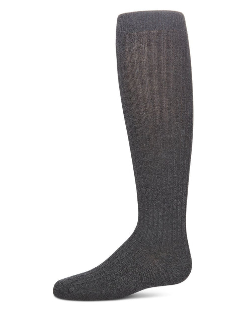 Spot-On Ribbed Cotton Blend Knee High Sock - Sp-1039