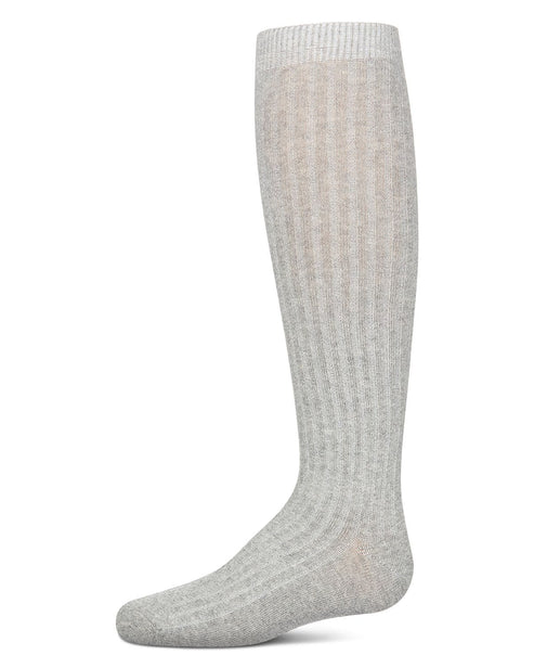 Spot-On Ribbed Cotton Blend Knee High Sock - Sp-1039