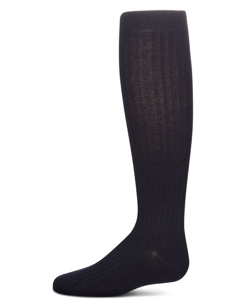 Spot-On Ribbed Cotton Blend Knee High Sock - Sp-1039