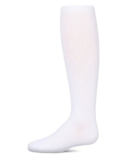Spot-On Ribbed Cotton Blend Knee High Sock - Sp-1039