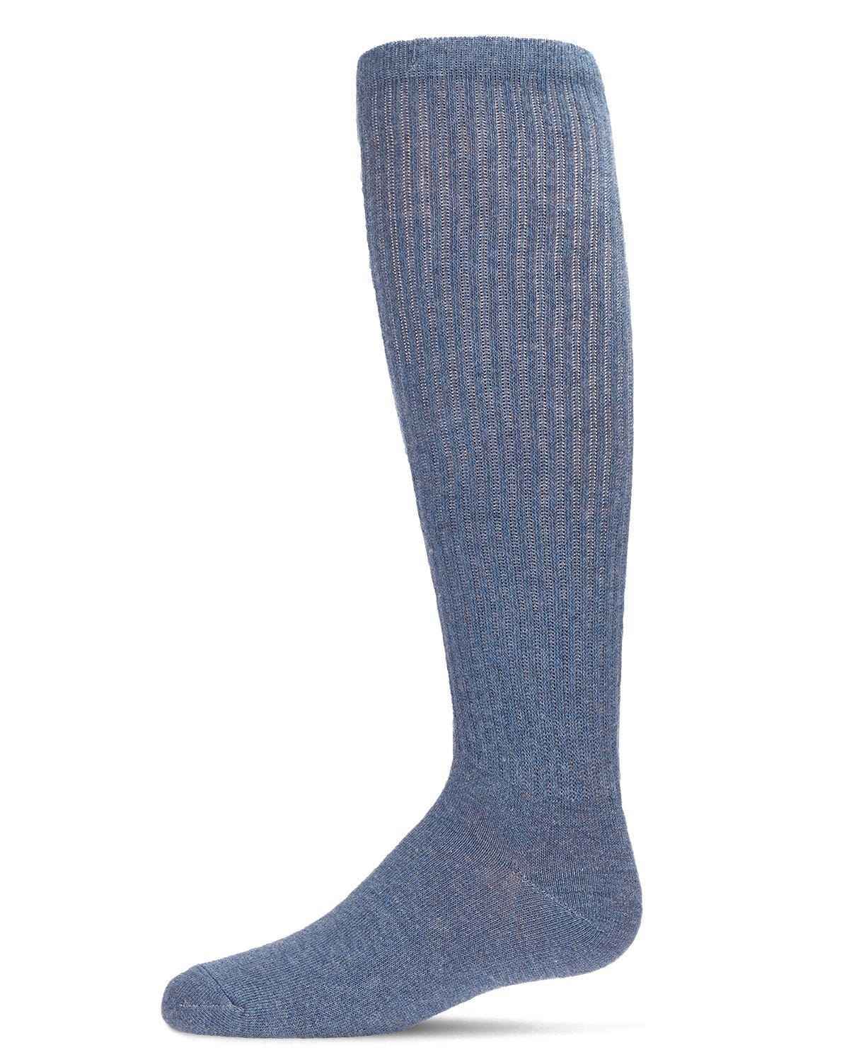 Spot-On Girls Athletic Ribbed Cotton Blend Knee High Socks - Sp-1040