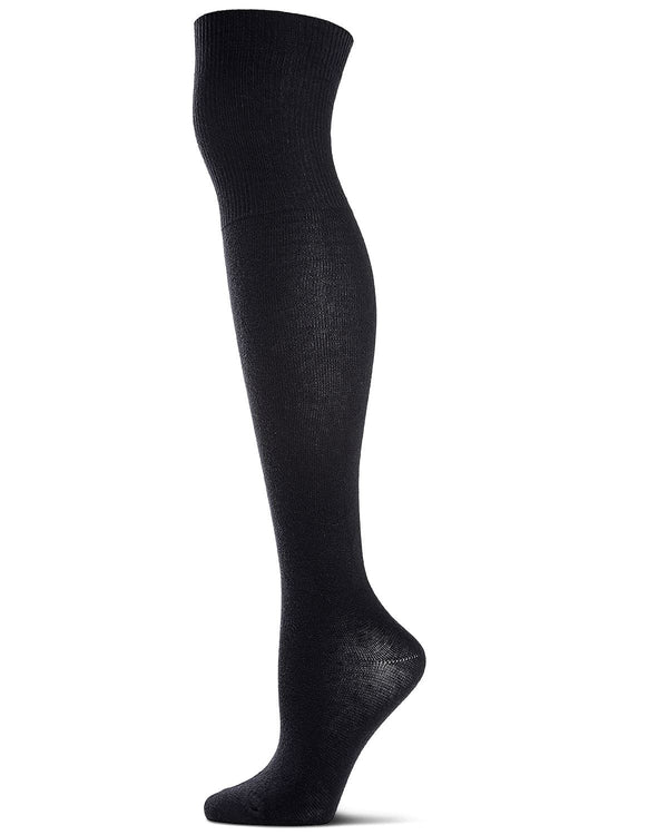 Spot-On Girls Over The Knee Flat Knit Cotton Blend Uniform Socks - Sp-10570