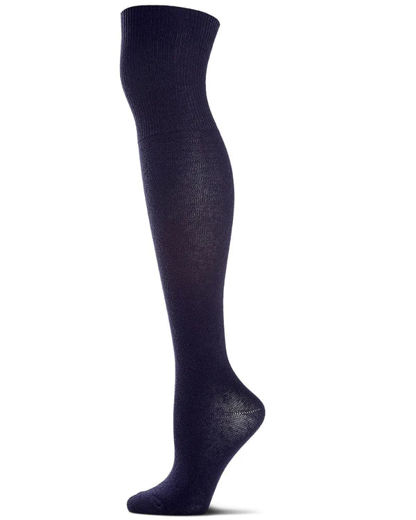 Spot-On Girls Over The Knee Flat Knit Cotton Blend Uniform Socks - Sp-10570