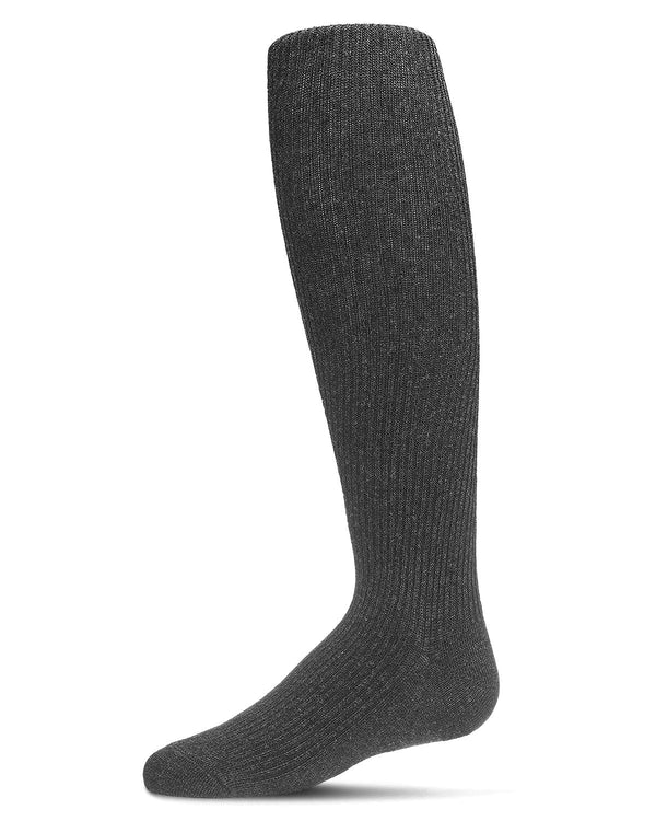 Spot-On Pinned Ribbed Cotton Blend Basic Girls Tights - Sp-3507b