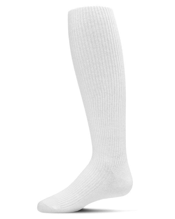 Spot-On Pinned Ribbed Cotton Blend Basic Girls Tights - Sp-3507b