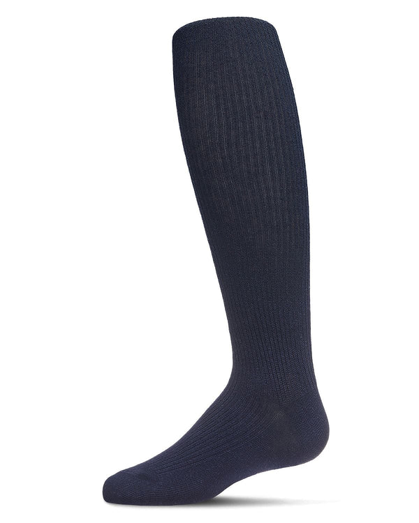 Spot-On Pinned Ribbed Cotton Blend Girls Tights - Sp-3507