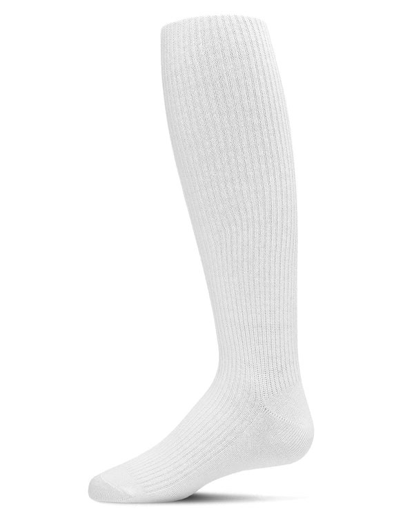 Spot-On Pinned Ribbed Cotton Blend Girls Tights - Sp-3507