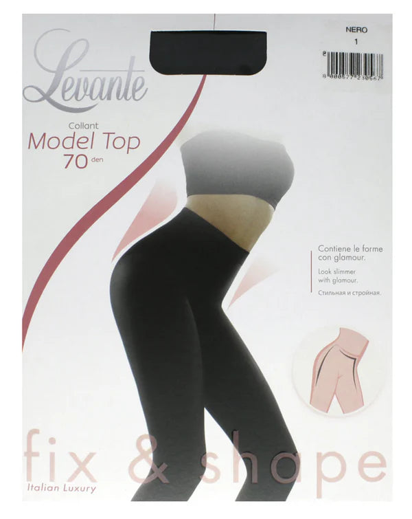 Levante Model Top 70 Denier Control Top Opaque Tights - Model top 70